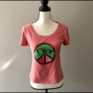 Christian Dior Rare Peace Sign Shirt